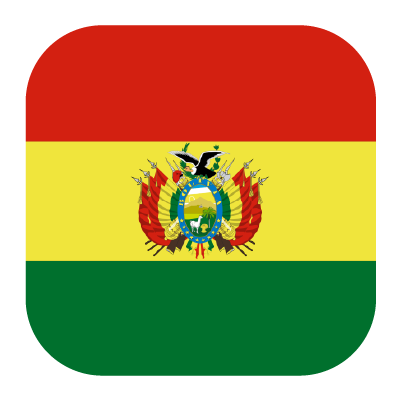 Bandera de Bolivia, representando la presencia de CryptoMarket en este país.